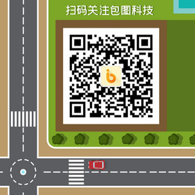 马路汽车移动科技引导关注GIF