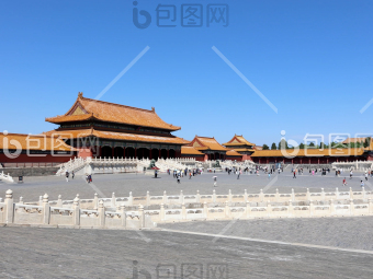 北京故宫博物院太和门图片-包图网企业站