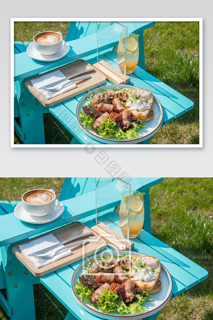 休闲野餐摄影图片