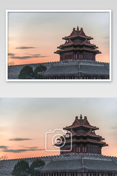 北京旅游传统建筑中国风