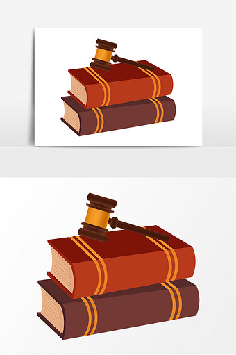 世界法律日锤子矢量元素