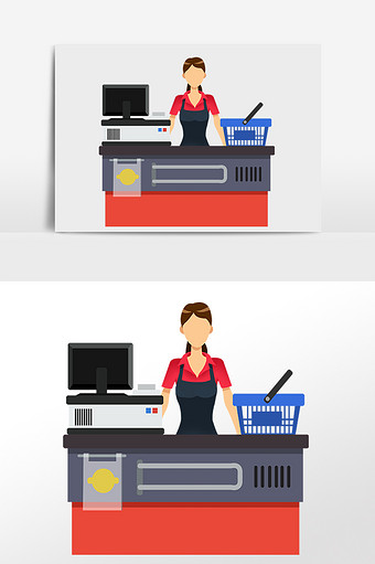 便利店超市购物收银台