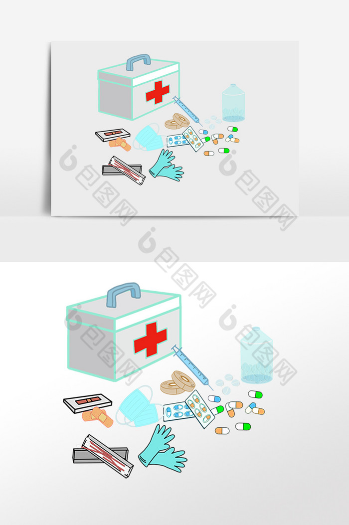 医疗急救箱药品药物图片图片