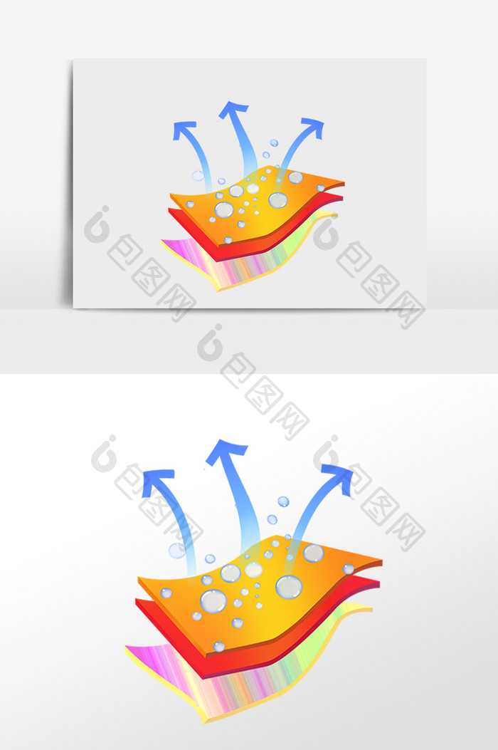 防水舒适透气气流