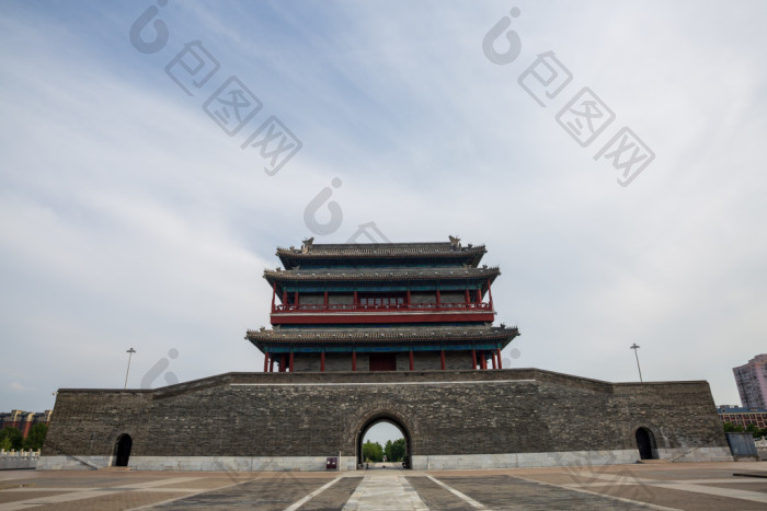 中国北京永定门中式城楼建筑图片-包图网企业站