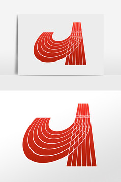 橡胶跑道起跑线体育场