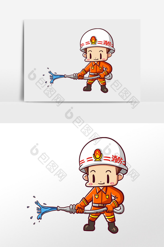 消防官兵消防消防服 Psd素材 包图网