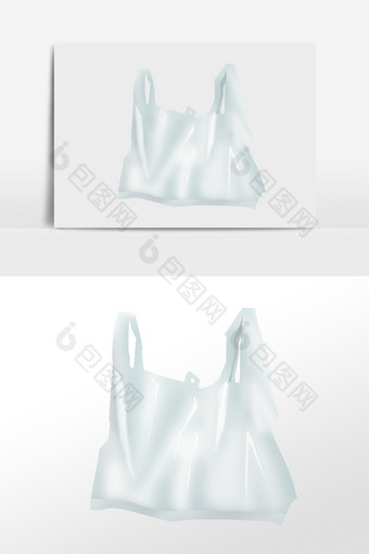 白色塑料袋包装袋图片