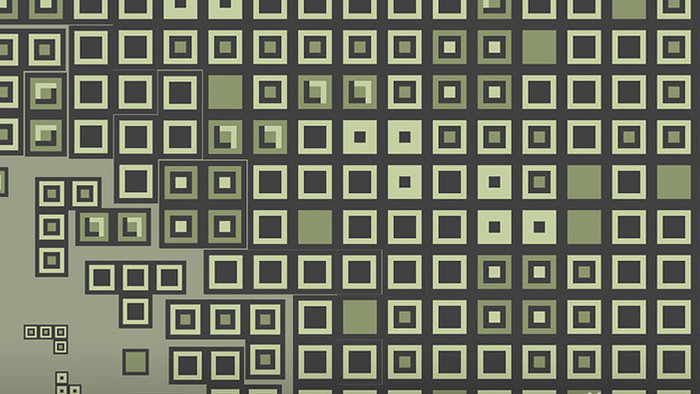 创意俄罗斯方块像素文字数字动画AE模板