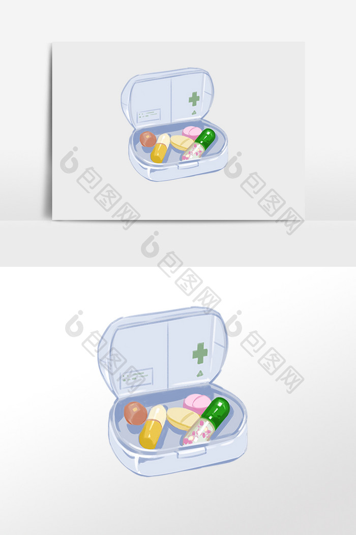 医疗医保药物药盒