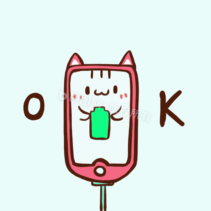 可爱的猫耳朵女孩复活节兔子耳朵全国爱耳日卡通手机海报配图复活节