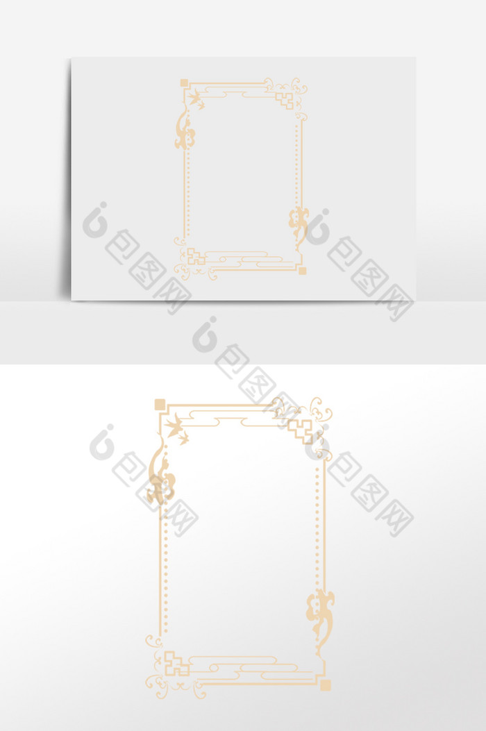 古风底纹边框图片图片