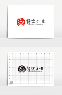 時尚簡約logo大氣高端logo美食餐飲logo