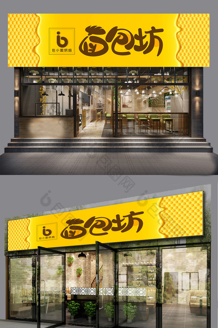 蛋糕甜品店门头蛋糕店招牌图片素材免费下载,本次作品主题是广告设计