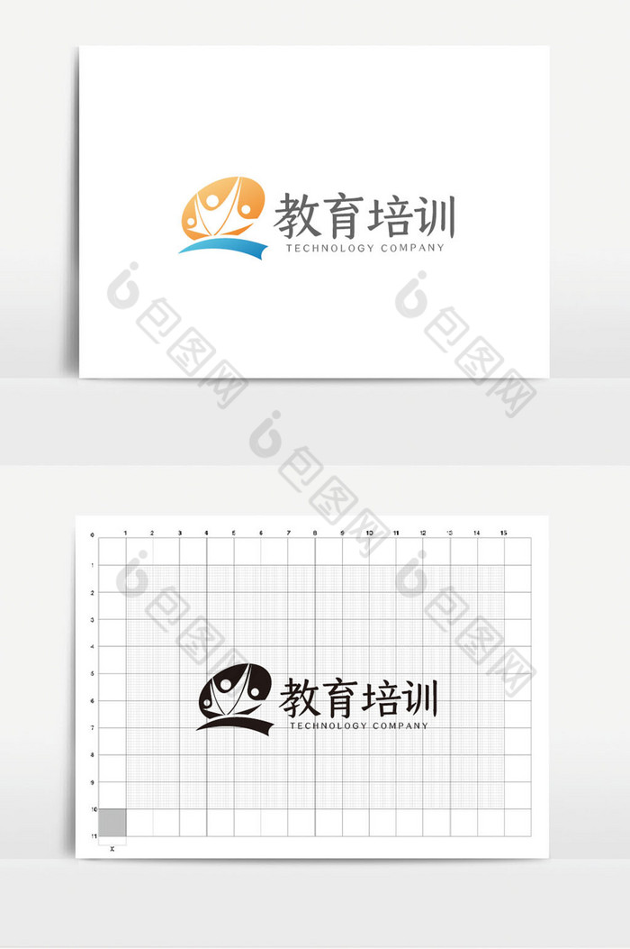 学生教育培训logoVI模板图片图片