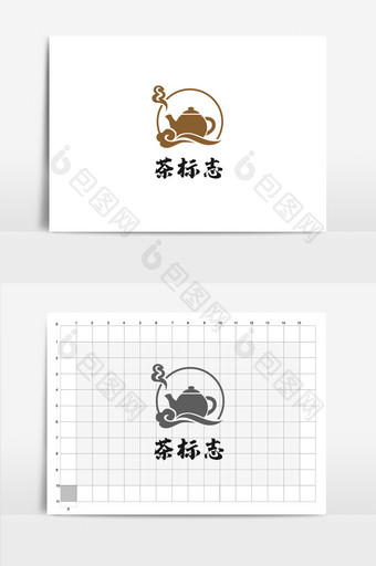 茶叶喝茶茶壶logo图片