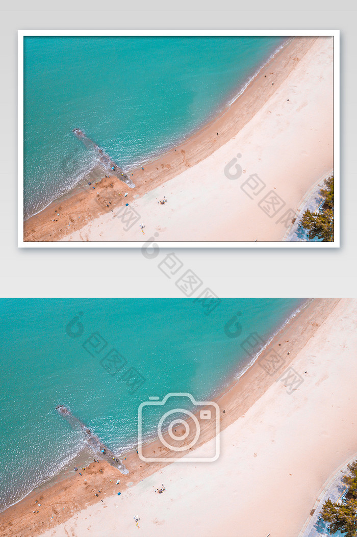 清新厦门海滩摄影图图片图片