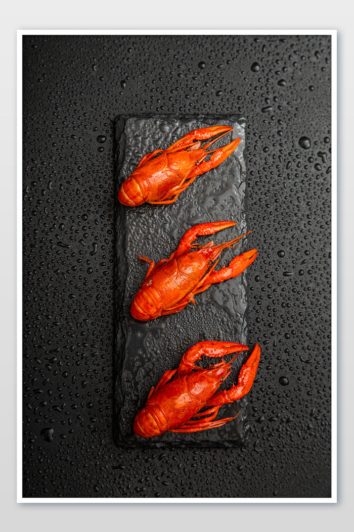 夏日的网红的美味麻辣小龙虾摄影图片图片