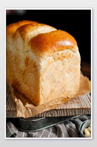 柔软山形吐司烘焙面包甜品早餐图片