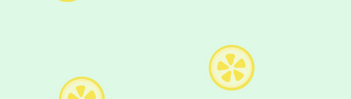 绿色小清新可爱柠檬小猫咪元素手机壁纸设计