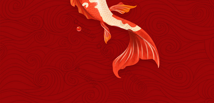 锦鲤美好祈福手机壁纸