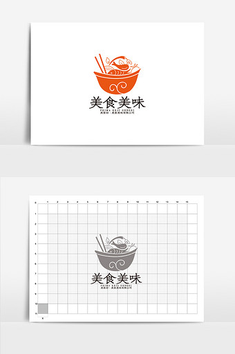 美食logo