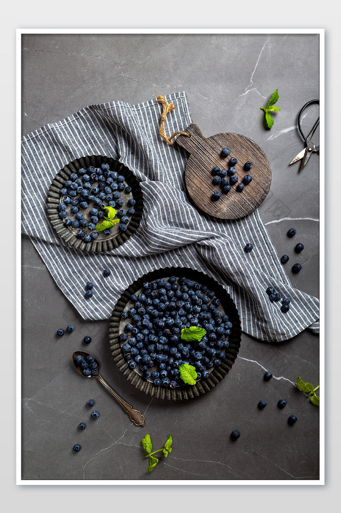 蓝莓水果摄影图片