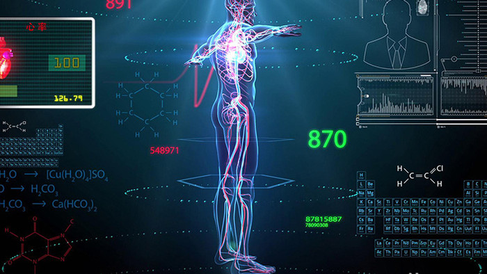震撼三维人体全息系统展示AE模板