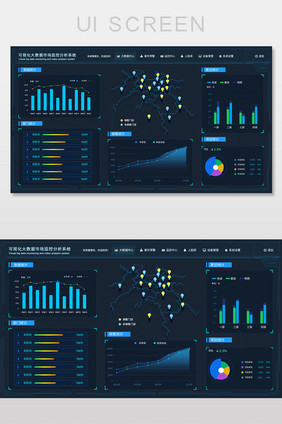可视化大数据监控页面