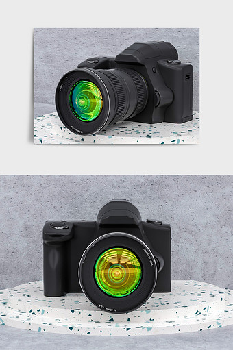 专业数码相机C4D产品模型图片