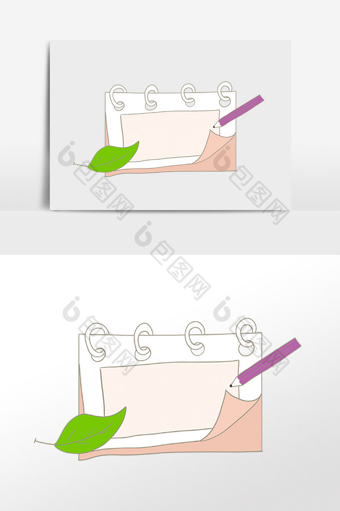 台历日历铅笔边框图片图片