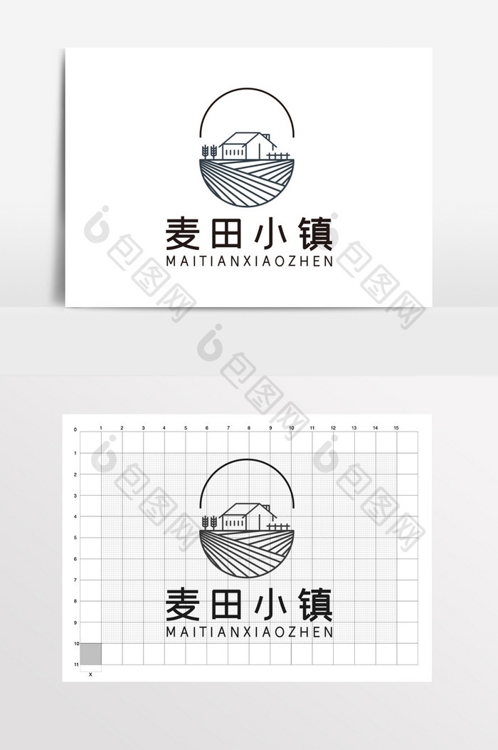 简约民宿面包店LOGO标志VI