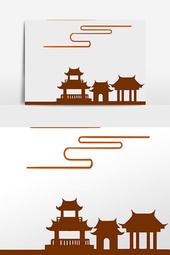 中式建筑花纹底纹