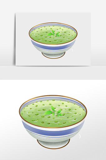 夏季夏至乘凉绿豆汤