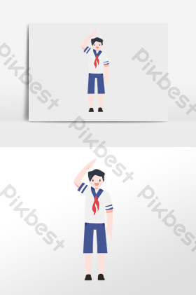 小学生文明礼仪图片