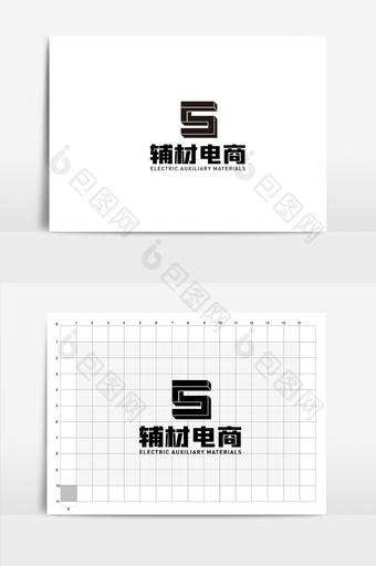 黑色石材电商logo图片