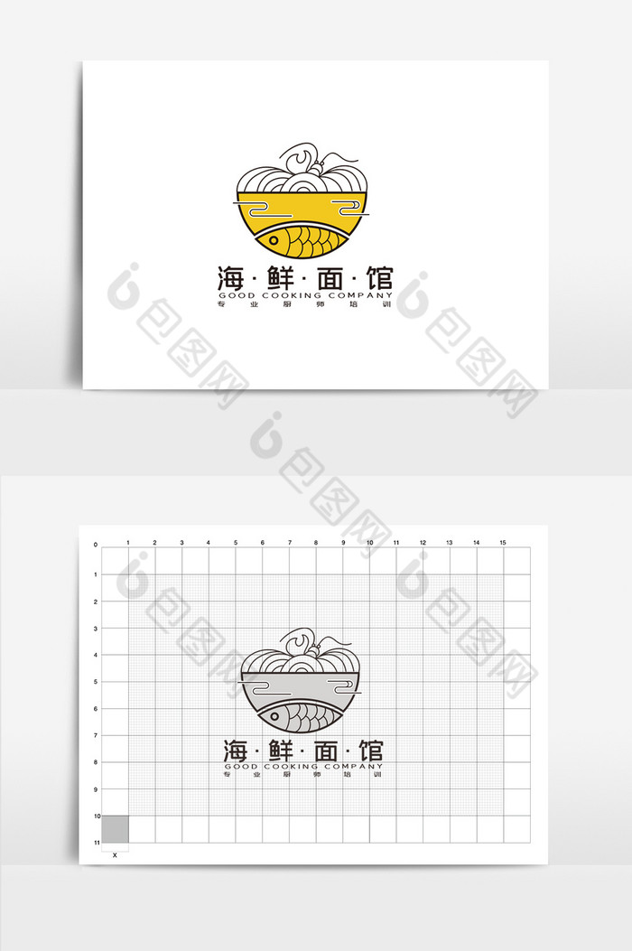 海鲜面馆餐饮LOGO图片图片