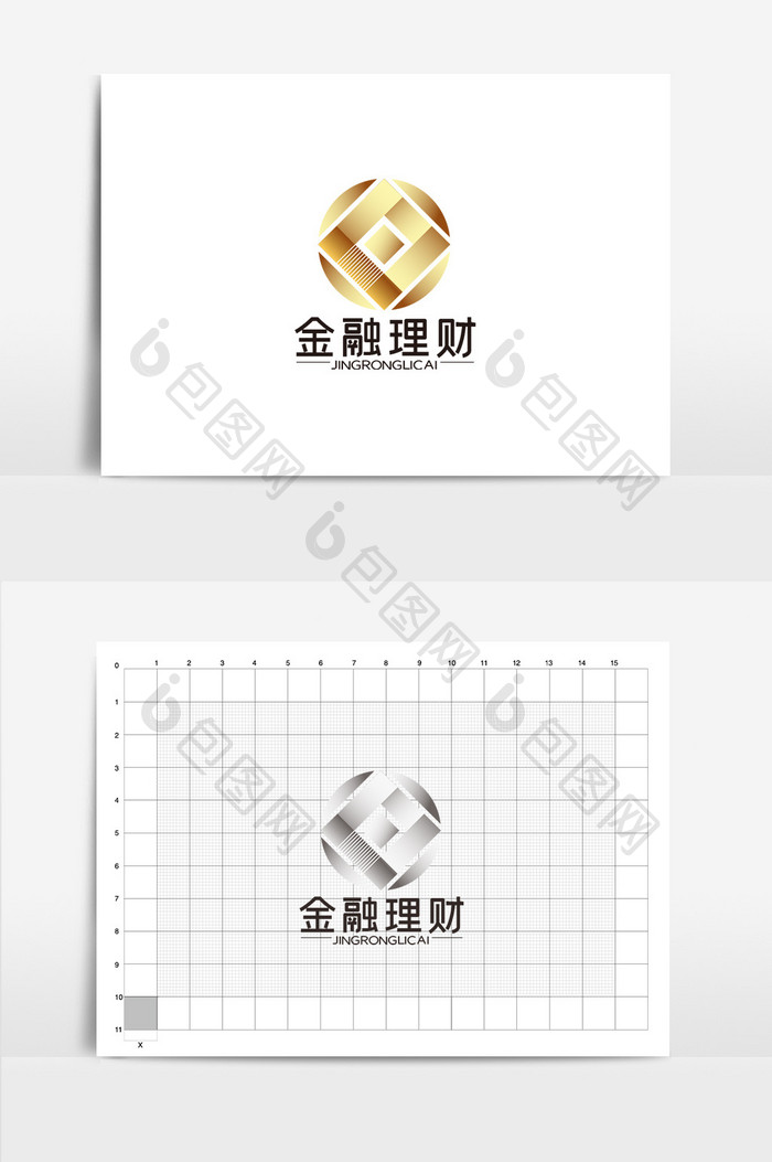 高端创意金融理财LOGO