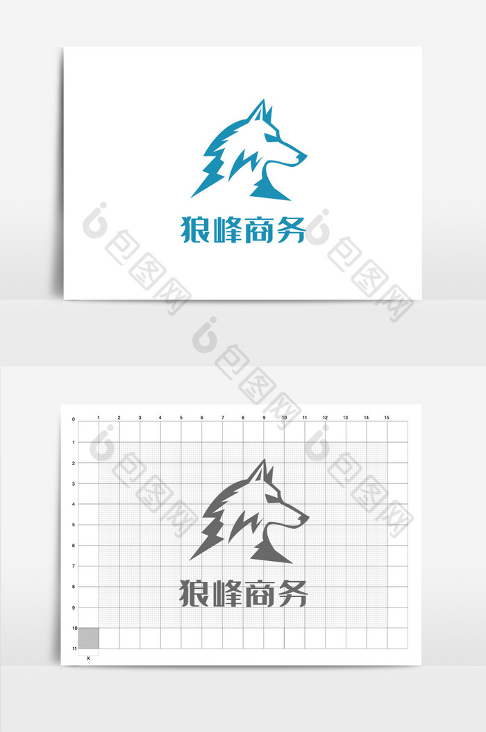 狼峰logo标志图片图片