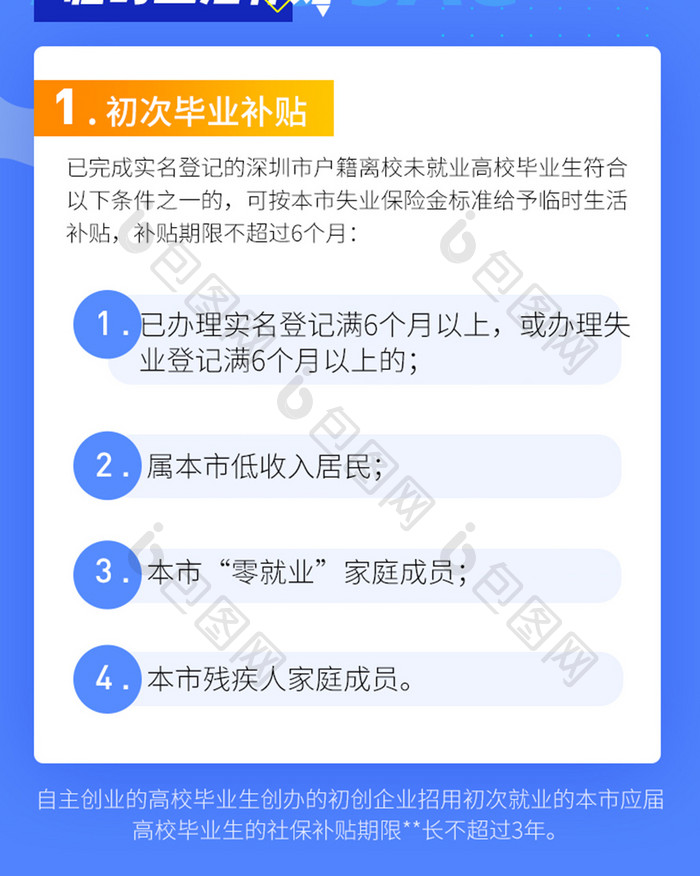 城市年轻应届毕业生租房补贴详情H5长图