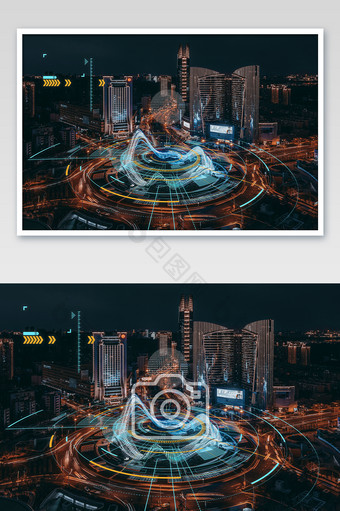 武汉光谷蓝色智慧科技导向现代合成城市建设图片