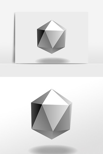 金属多面体机何体