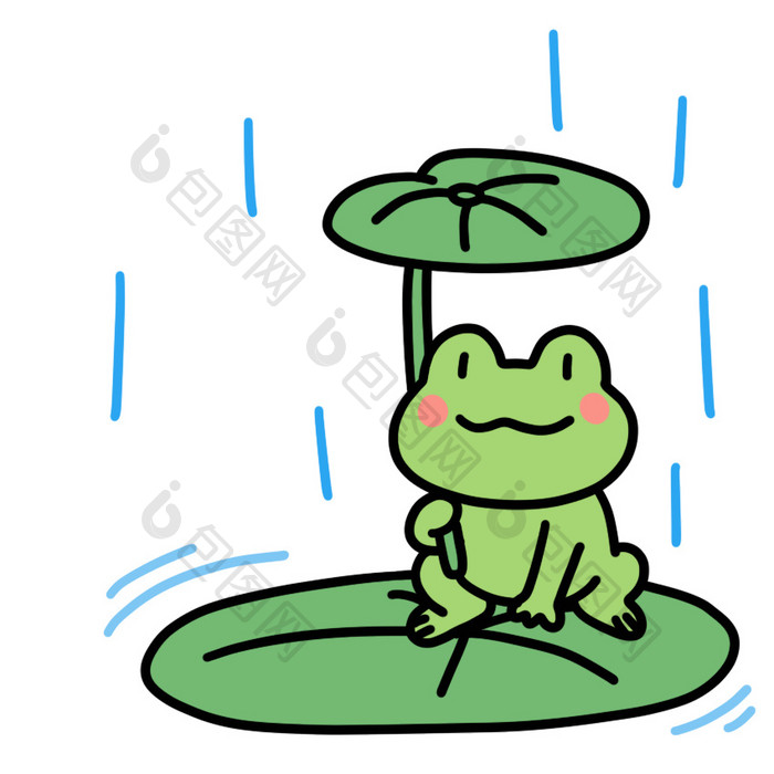夏季小青蛙表情包动图GIF