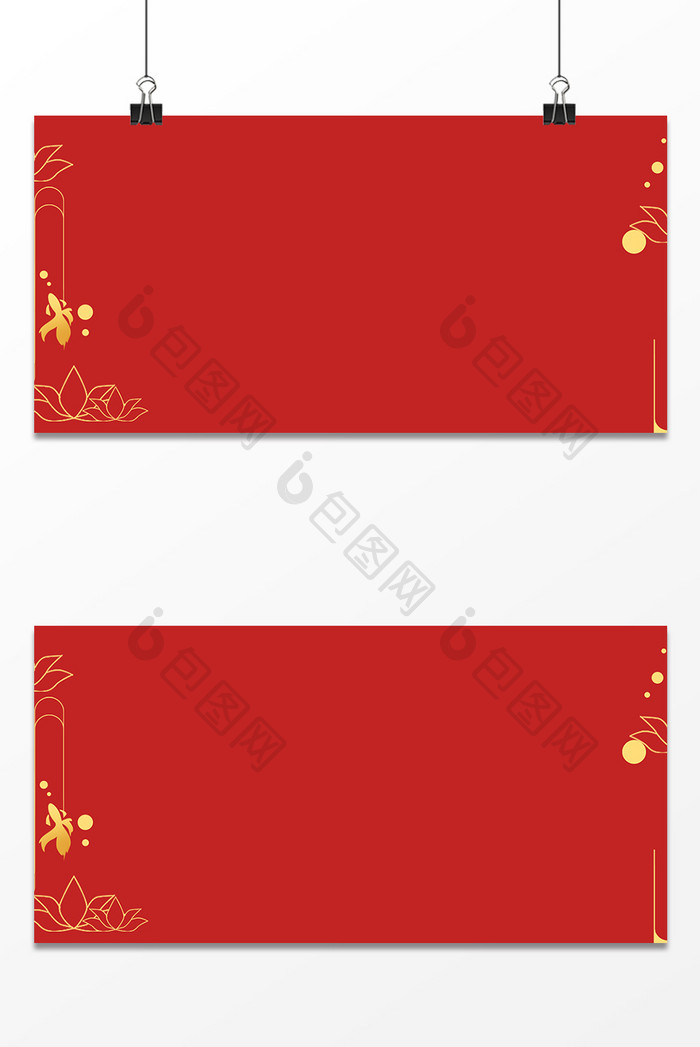 中秋节嫦娥红色背景
