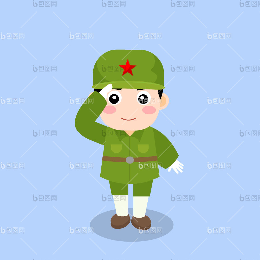 敬礼动图图片-敬礼动图素材免费下载-包图网