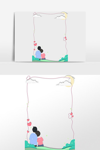 素材类型为无,浏览本次作品的用户还可能对浪漫七夕,爱情,情侣,边框