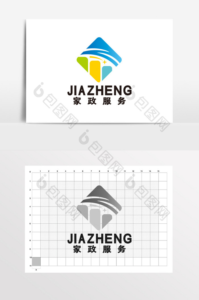 建筑房地产物业家政LOGO标志VI