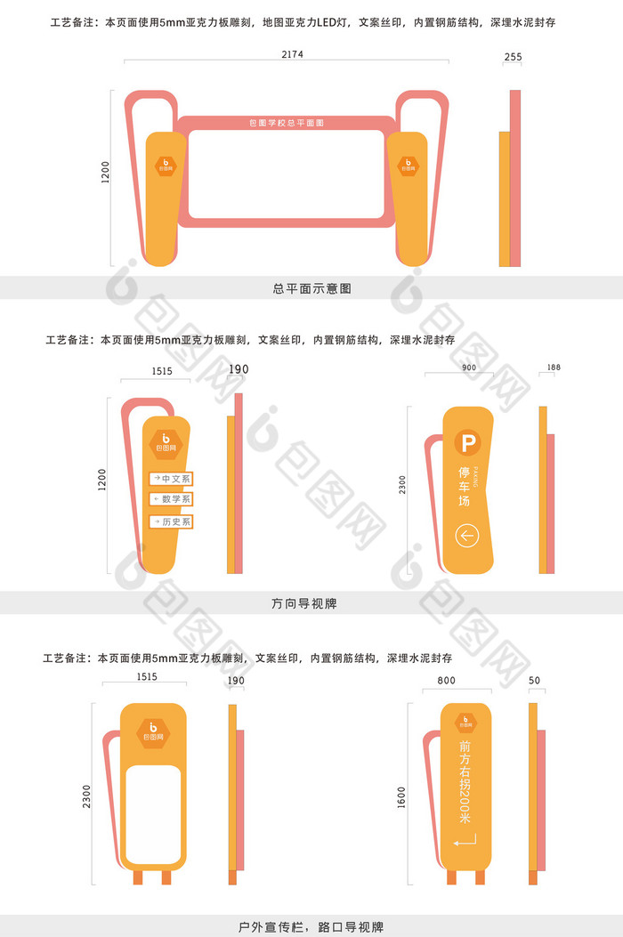 学校vi导视系统图片图片