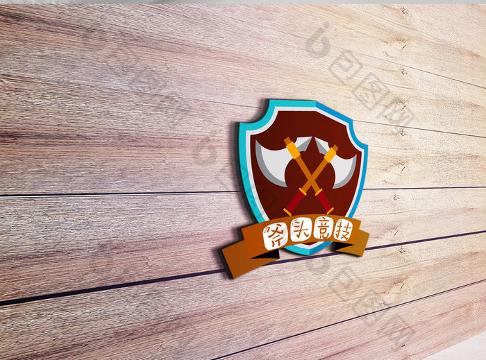 复古竞技游戏创意logo设计