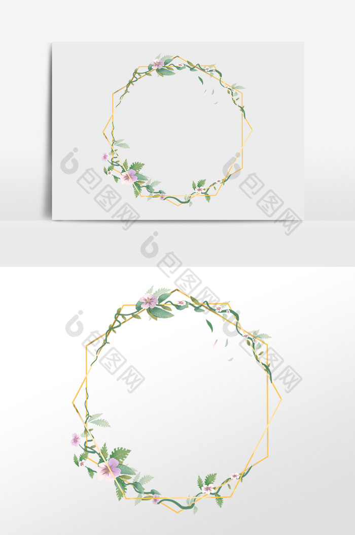 植物花草框图片图片